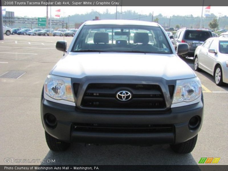 Super White / Graphite Gray 2008 Toyota Tacoma Regular Cab 4x4