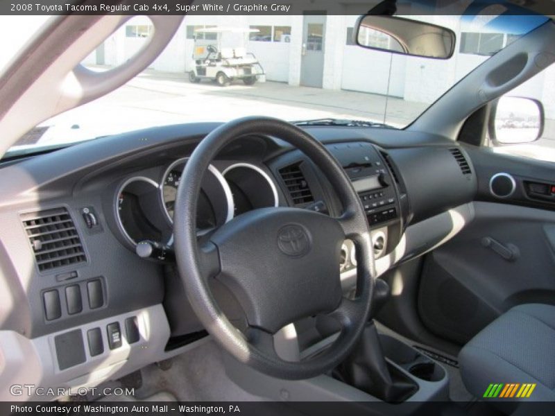 Super White / Graphite Gray 2008 Toyota Tacoma Regular Cab 4x4
