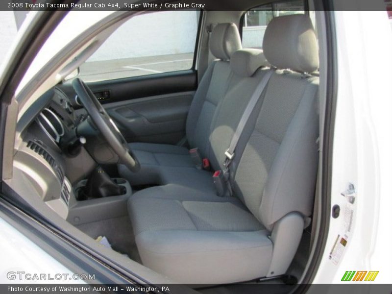  2008 Tacoma Regular Cab 4x4 Graphite Gray Interior