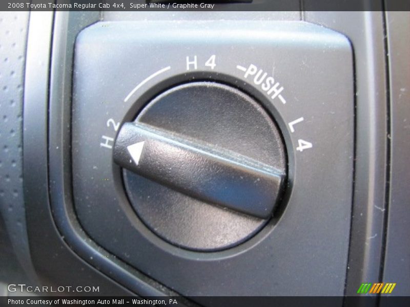 Controls of 2008 Tacoma Regular Cab 4x4