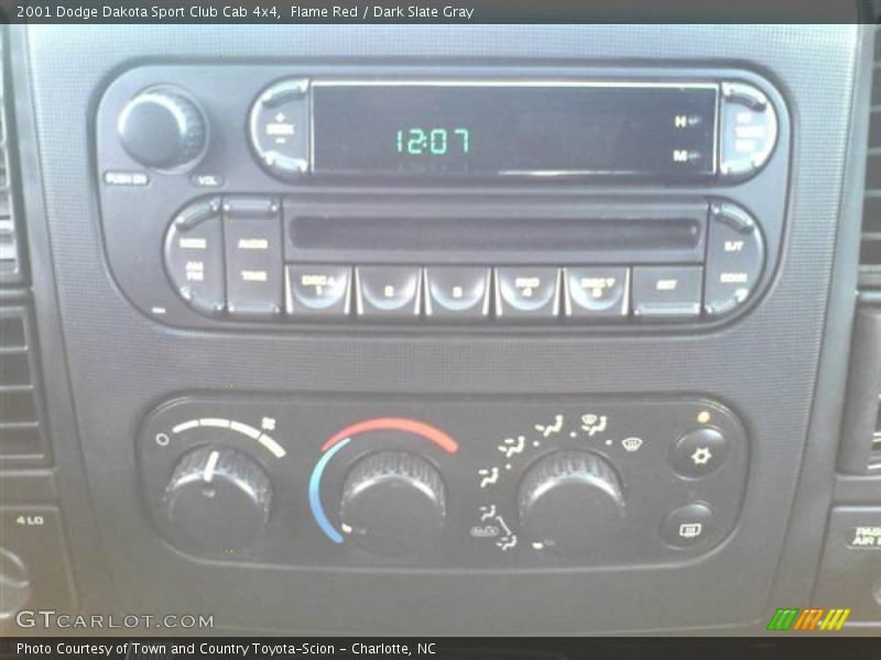 Flame Red / Dark Slate Gray 2001 Dodge Dakota Sport Club Cab 4x4