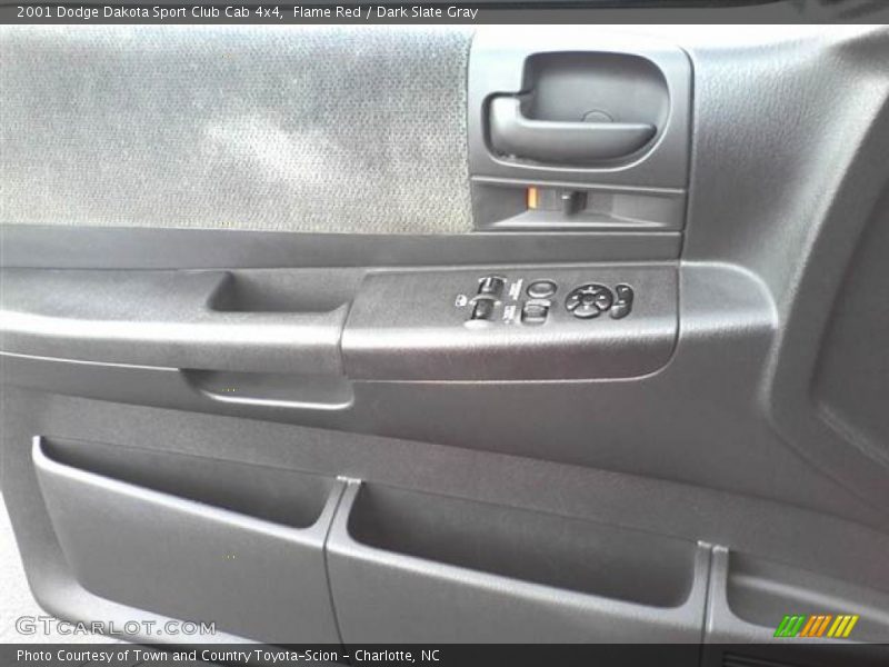 Flame Red / Dark Slate Gray 2001 Dodge Dakota Sport Club Cab 4x4