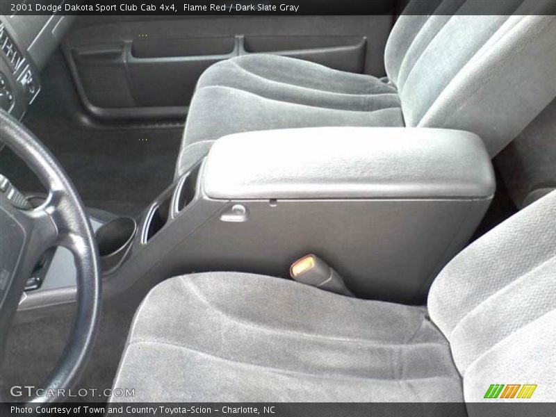 Flame Red / Dark Slate Gray 2001 Dodge Dakota Sport Club Cab 4x4