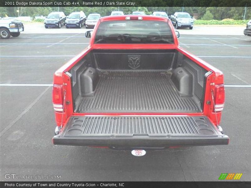 Flame Red / Dark Slate Gray 2001 Dodge Dakota Sport Club Cab 4x4