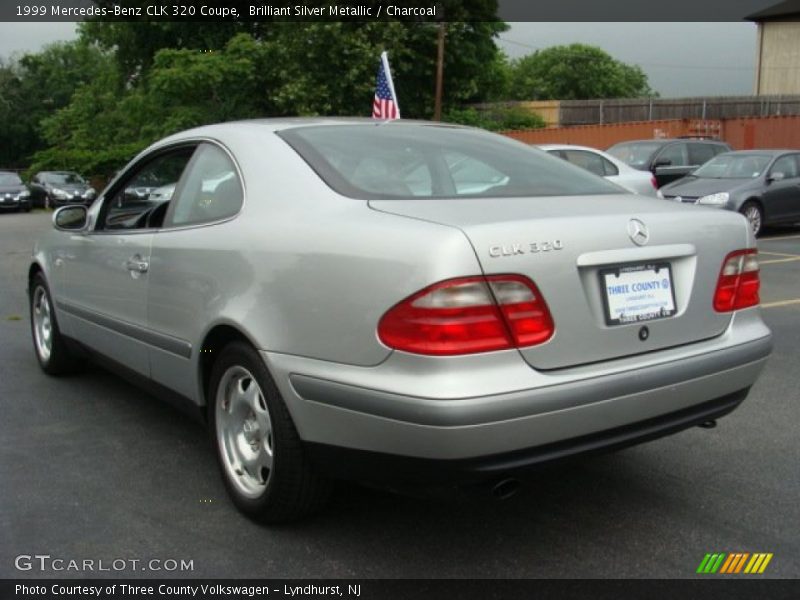 Brilliant Silver Metallic / Charcoal 1999 Mercedes-Benz CLK 320 Coupe