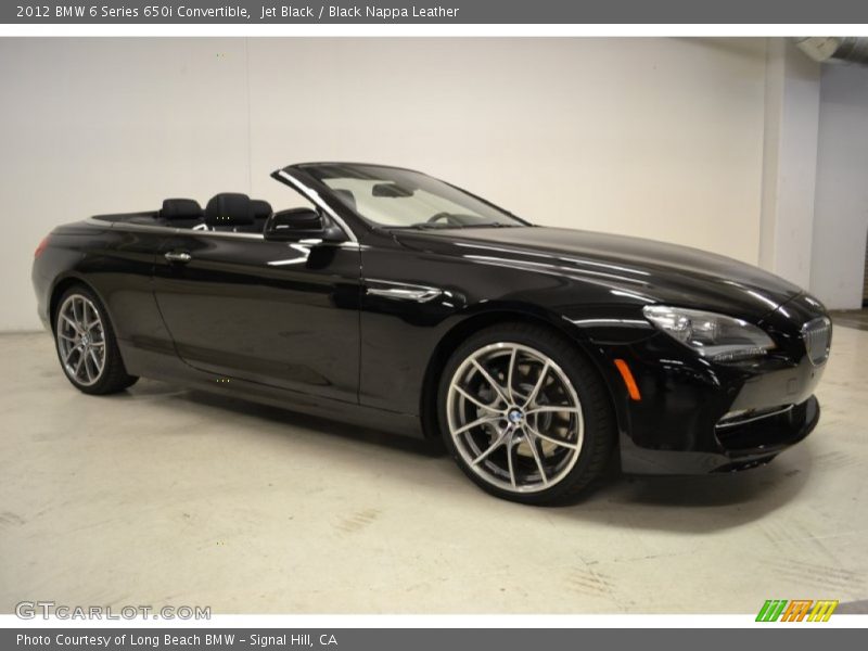  2012 6 Series 650i Convertible Jet Black