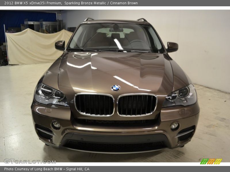 Sparkling Bronze Metallic / Cinnamon Brown 2012 BMW X5 xDrive35i Premium