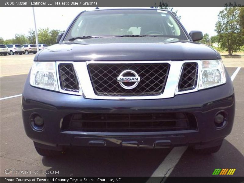 Majestic Blue / Graphite 2008 Nissan Pathfinder LE