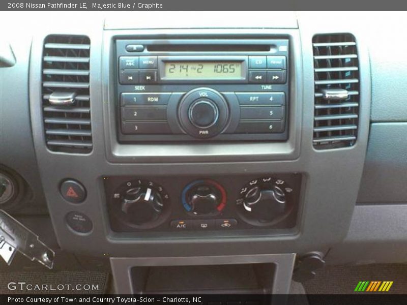 Majestic Blue / Graphite 2008 Nissan Pathfinder LE