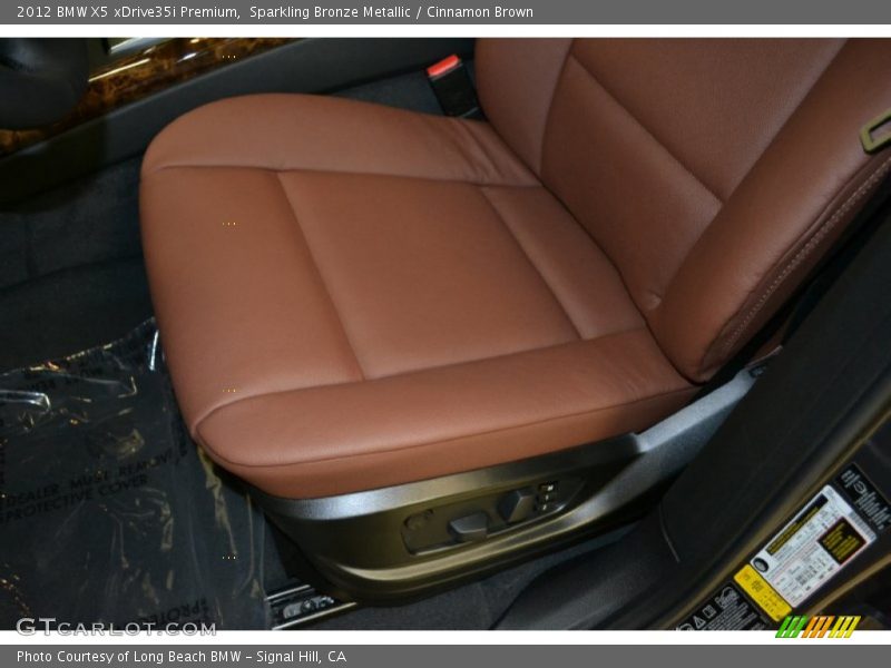 Sparkling Bronze Metallic / Cinnamon Brown 2012 BMW X5 xDrive35i Premium