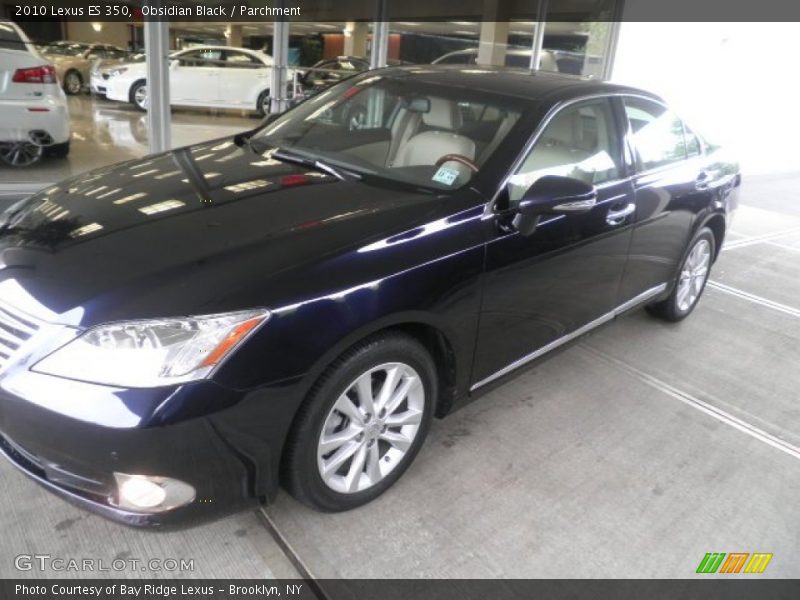 Obsidian Black / Parchment 2010 Lexus ES 350