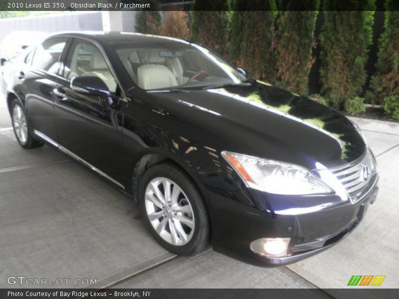 Obsidian Black / Parchment 2010 Lexus ES 350