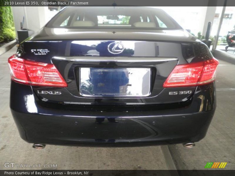 Obsidian Black / Parchment 2010 Lexus ES 350