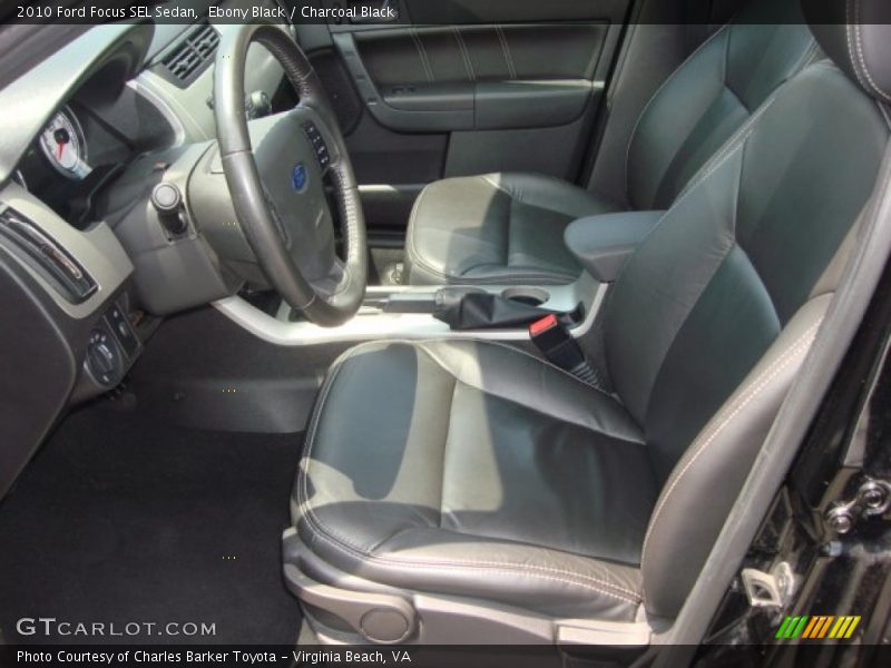 Ebony Black / Charcoal Black 2010 Ford Focus SEL Sedan