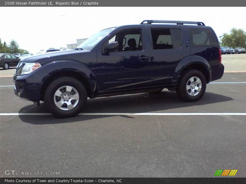 Majestic Blue / Graphite 2008 Nissan Pathfinder LE