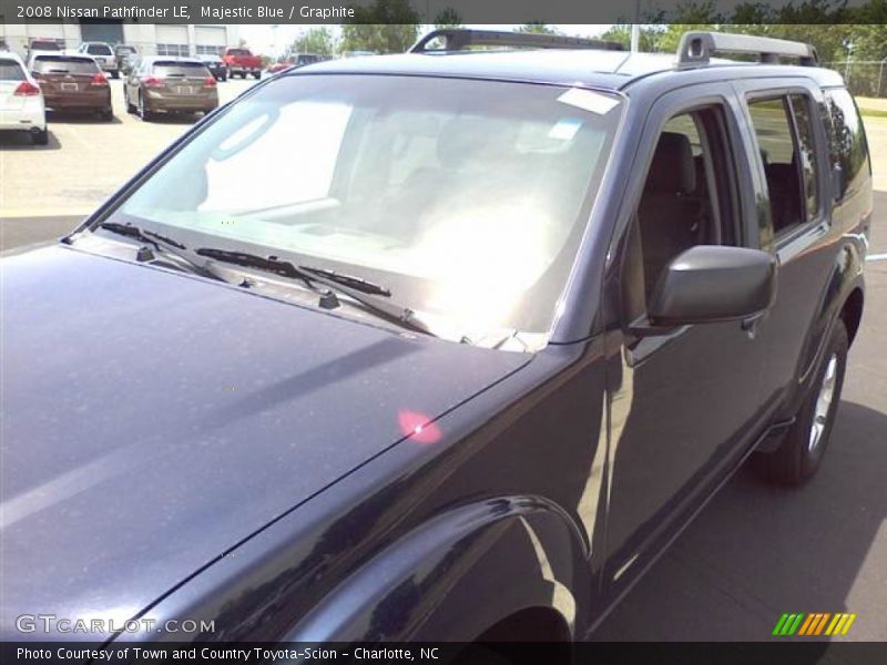 Majestic Blue / Graphite 2008 Nissan Pathfinder LE