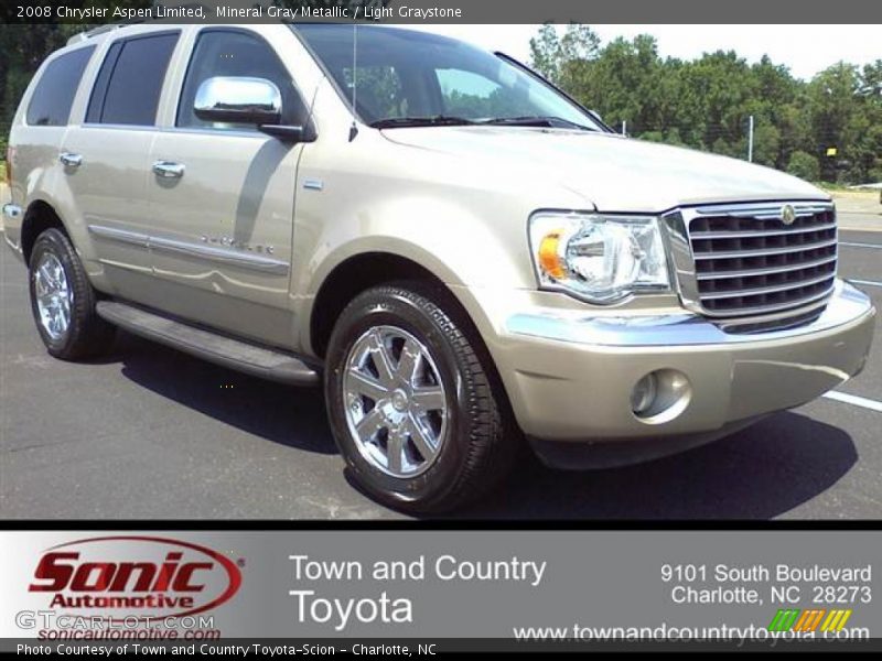 Mineral Gray Metallic / Light Graystone 2008 Chrysler Aspen Limited