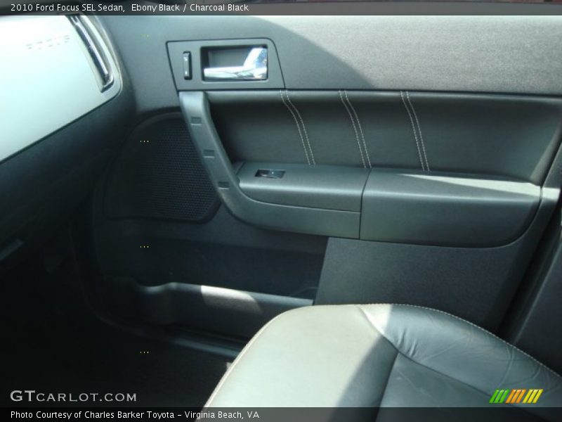 Ebony Black / Charcoal Black 2010 Ford Focus SEL Sedan