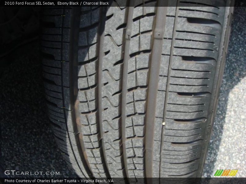 Ebony Black / Charcoal Black 2010 Ford Focus SEL Sedan