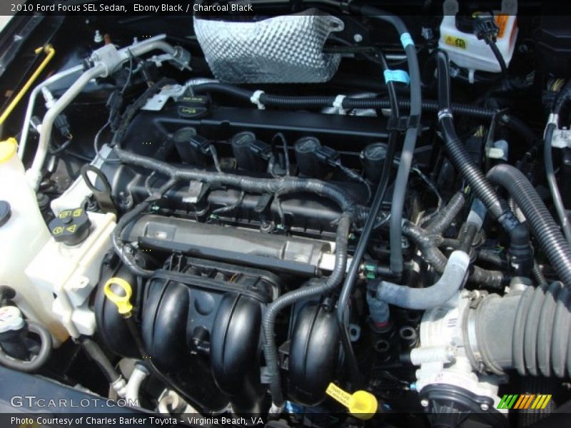 Ebony Black / Charcoal Black 2010 Ford Focus SEL Sedan