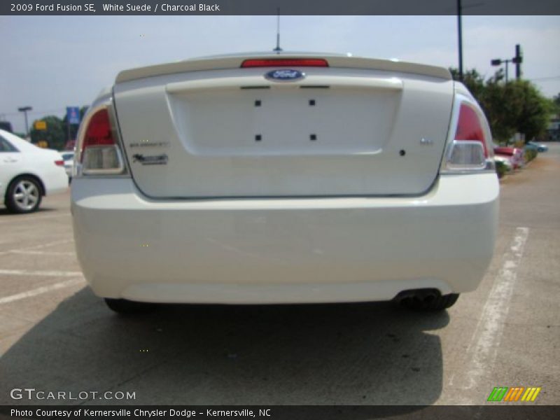 White Suede / Charcoal Black 2009 Ford Fusion SE
