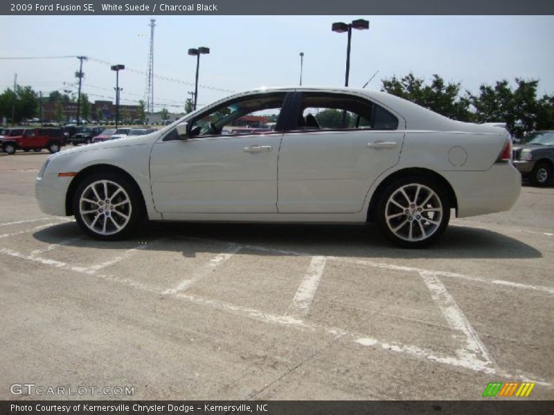 White Suede / Charcoal Black 2009 Ford Fusion SE
