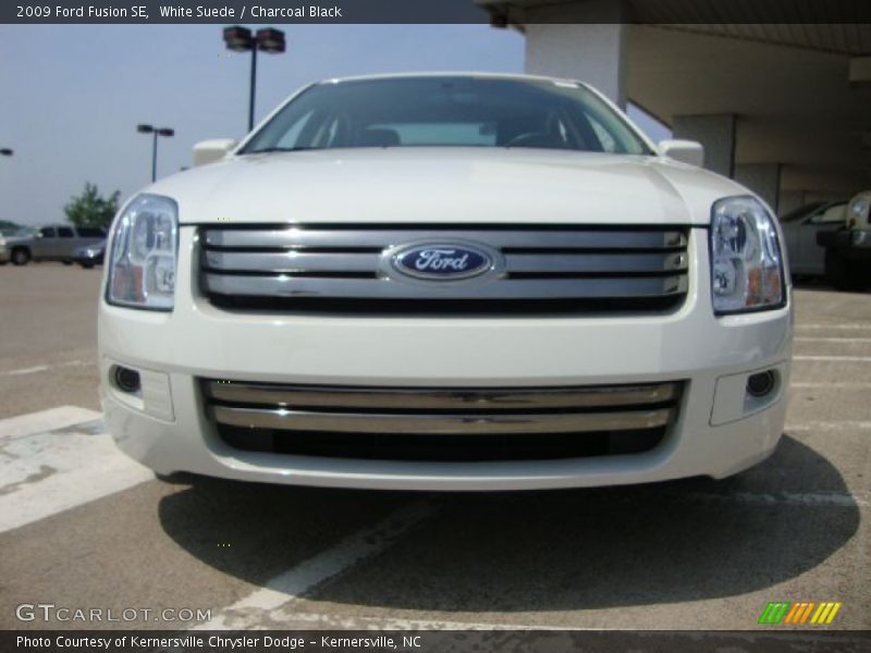 White Suede / Charcoal Black 2009 Ford Fusion SE