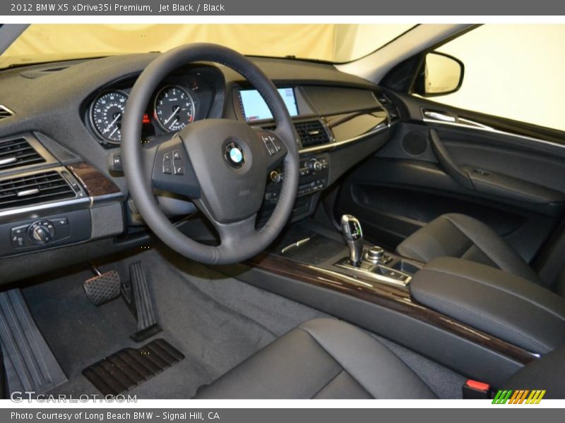 Jet Black / Black 2012 BMW X5 xDrive35i Premium