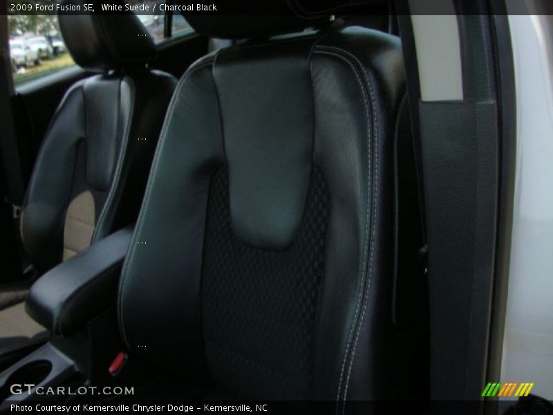 White Suede / Charcoal Black 2009 Ford Fusion SE