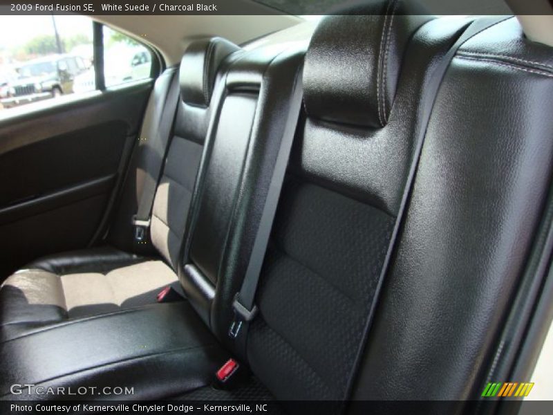 White Suede / Charcoal Black 2009 Ford Fusion SE