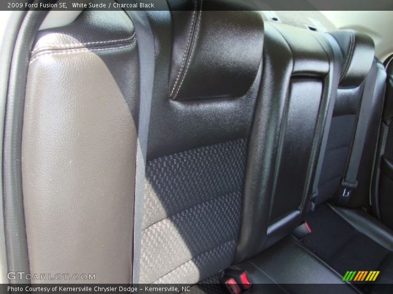 White Suede / Charcoal Black 2009 Ford Fusion SE