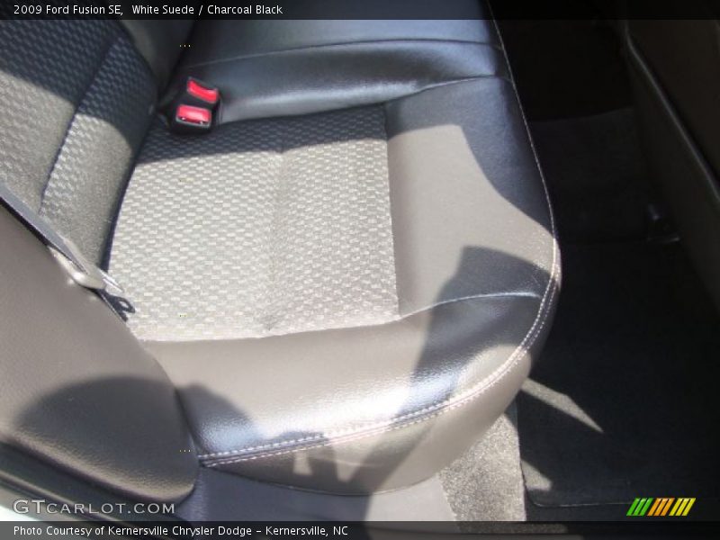 White Suede / Charcoal Black 2009 Ford Fusion SE