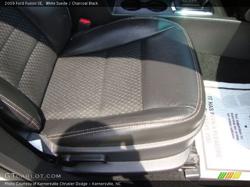 White Suede / Charcoal Black 2009 Ford Fusion SE
