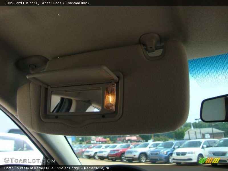 White Suede / Charcoal Black 2009 Ford Fusion SE