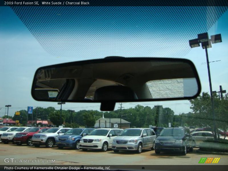 White Suede / Charcoal Black 2009 Ford Fusion SE