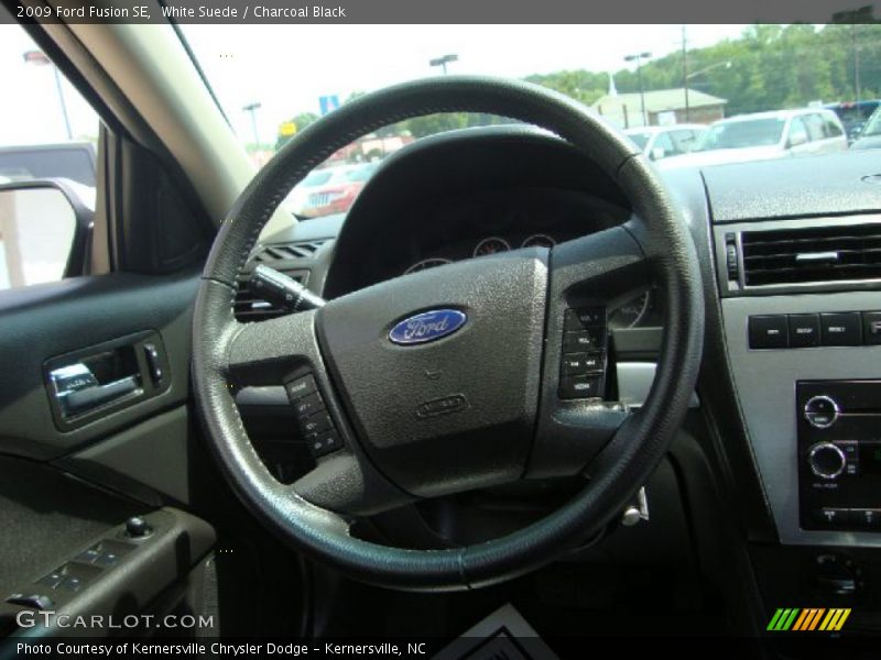 White Suede / Charcoal Black 2009 Ford Fusion SE