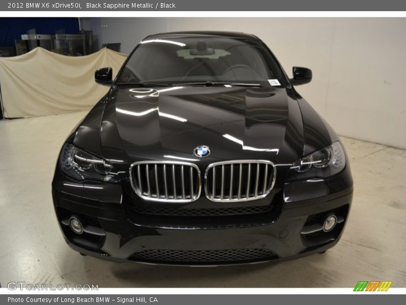 Black Sapphire Metallic / Black 2012 BMW X6 xDrive50i