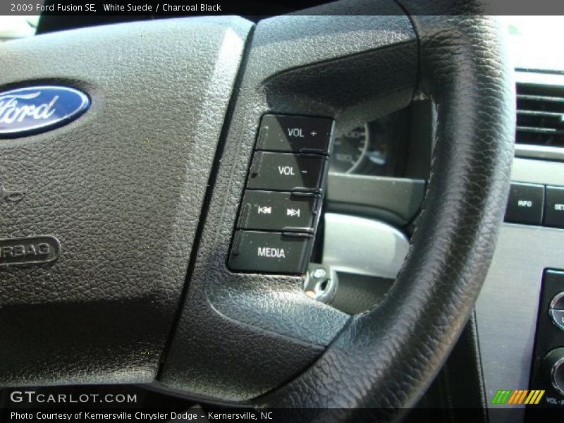 White Suede / Charcoal Black 2009 Ford Fusion SE