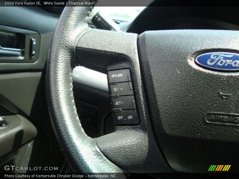 White Suede / Charcoal Black 2009 Ford Fusion SE