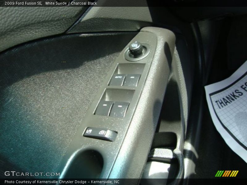 White Suede / Charcoal Black 2009 Ford Fusion SE