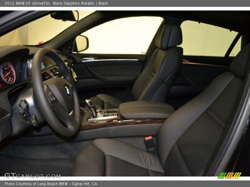  2012 X6 xDrive50i Black Interior