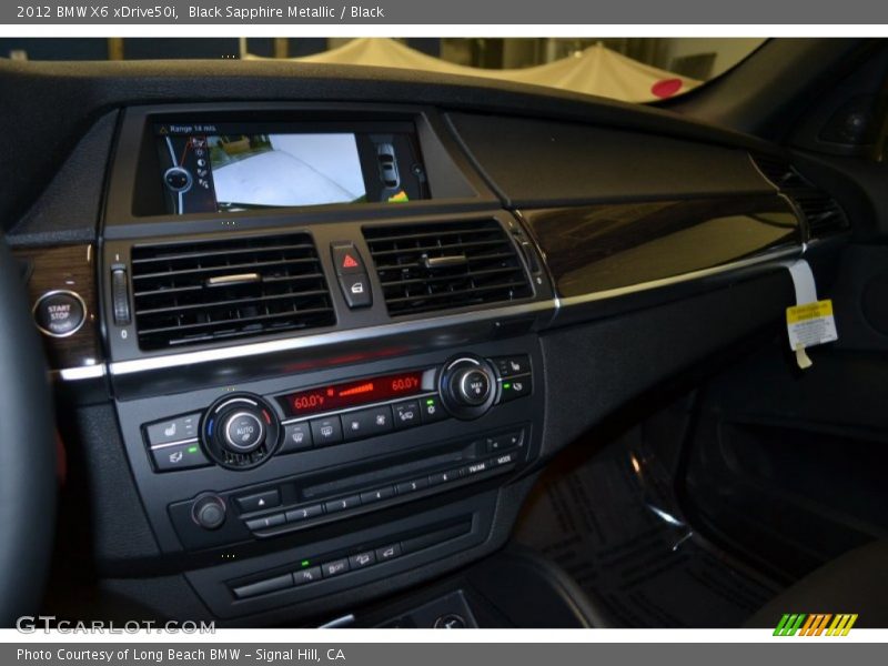 Black Sapphire Metallic / Black 2012 BMW X6 xDrive50i