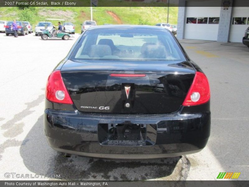 Black / Ebony 2007 Pontiac G6 Sedan