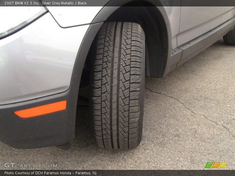 Silver Grey Metallic / Black 2007 BMW X3 3.0si