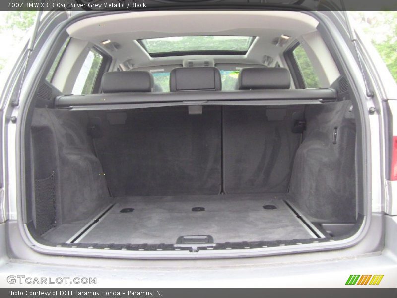 Silver Grey Metallic / Black 2007 BMW X3 3.0si