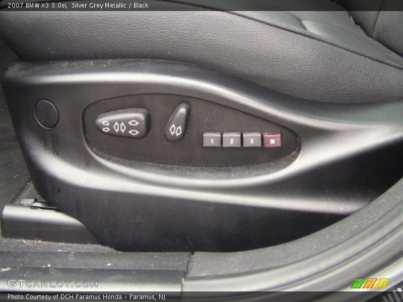 Silver Grey Metallic / Black 2007 BMW X3 3.0si