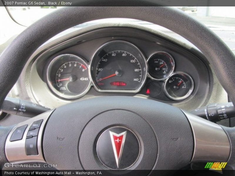 Black / Ebony 2007 Pontiac G6 Sedan