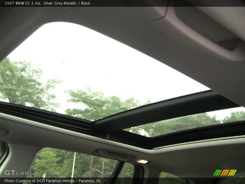 Silver Grey Metallic / Black 2007 BMW X3 3.0si