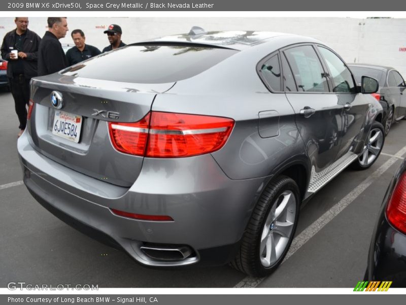 Space Grey Metallic / Black Nevada Leather 2009 BMW X6 xDrive50i