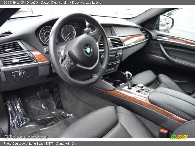 Space Grey Metallic / Black Nevada Leather 2009 BMW X6 xDrive50i
